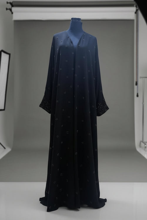 Black Bloom Abaya
